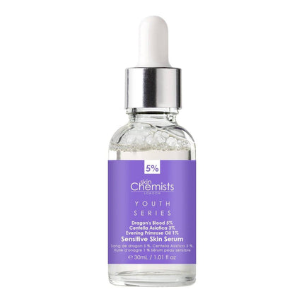 skinChemists US - Sensitive Skin Serum Dragon's Blood 5%, Centella Asistica 3%, Evening Primrose Oil 1% 30ml