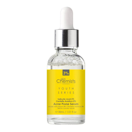 skinChemists US - Acne Prone Serum Salicylic Acid 2%, Centella Asistica 3% 30ml