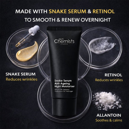 skinChemists US - skinChemists Snake Serum Anti-Ageing Night Moisturiser 50ml