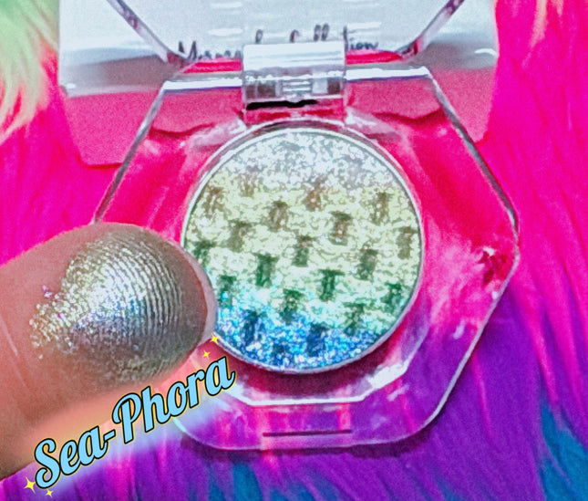 Inked Doll Cosmetics - SEA-PHORA “MERMAIDIA COLLECTION” PRESSED TRIPLECHROME