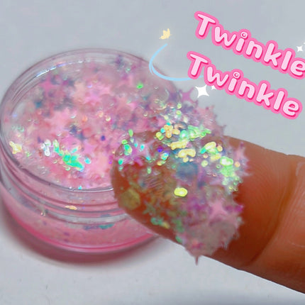 Inked Doll Cosmetics - TWINKLE TWINKLE MERMAID JELLY (FACE/BODY/HAIR) GLITTER GEL