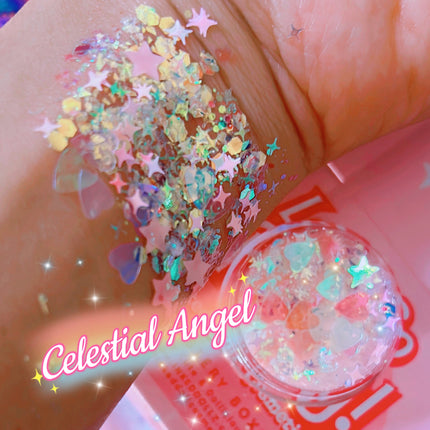Inked Doll Cosmetics - CELESTIAL ANGEL MERMAID JELLY (FACE/BODY/HAIR) GLITTER GEL