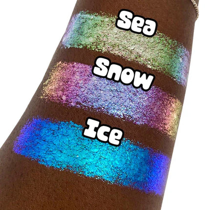 Glisten Cosmetics Snow Chroma Flakes - Duochrome Pigment