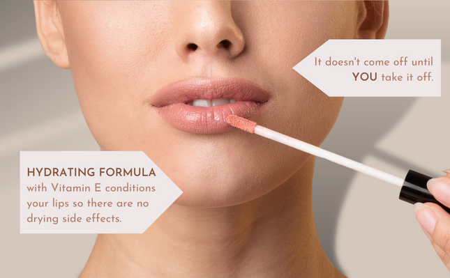 Mommy Makeup - Rosebud Stay Put Matte Lip Cream | Stunning Kiss-Proof Lipstick