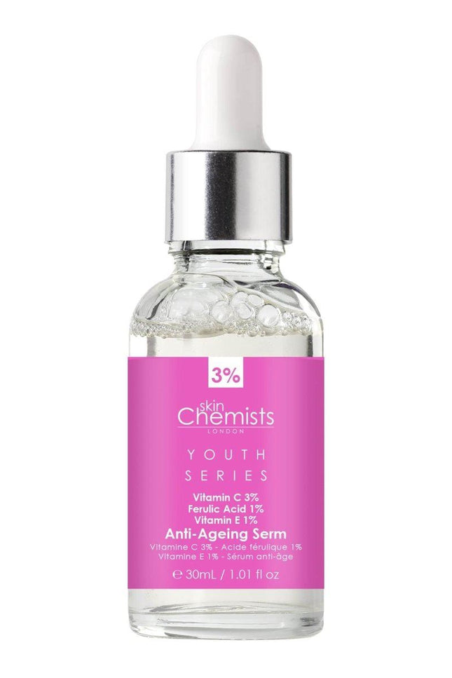 skinChemists US - Anti-Ageing Serum Vitamin C 3%, Ferulic Acid 1%, Vitamin E 1% 30ml