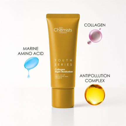 skinChemists US - 1% Marine Collagen Night Moisturiser 50ml