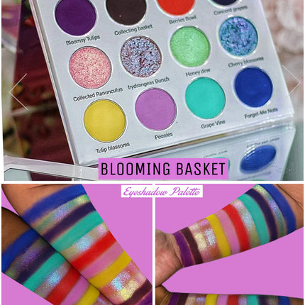 Dede's Signature - BLOOMING BASKET EYESHADOW PALETTE [NON MAGNETIC]
