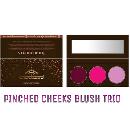 Dede's Signature - PINCHED CHEEKS BLUSH TRIO [NON MAGNETIC]