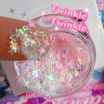 Inked Doll Cosmetics - TWINKLE TWINKLE MERMAID JELLY (FACE/BODY/HAIR) GLITTER GEL