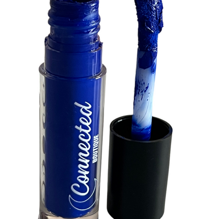 Connected Boutique - Vue- Matte Blue Bold Longwear Liquid Lipstick – Transfer‑Proof Matte