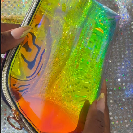 Dede's Signature - HOLOGRAPHIC FREAK MULTI USE BEAUTY PURSE
