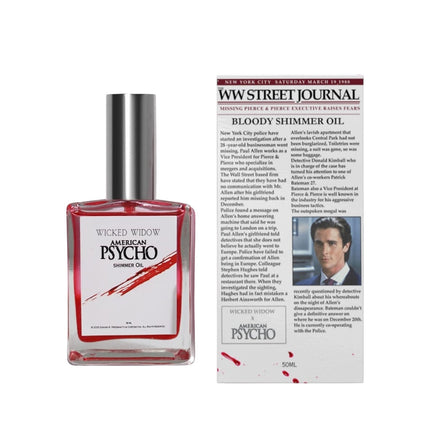 Wicked Widow Beauty - American Psycho Bloody Shimmer Oil