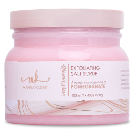 Manna Kadar Cosmetics - Renewing Salt Scrub - Pomegranate
