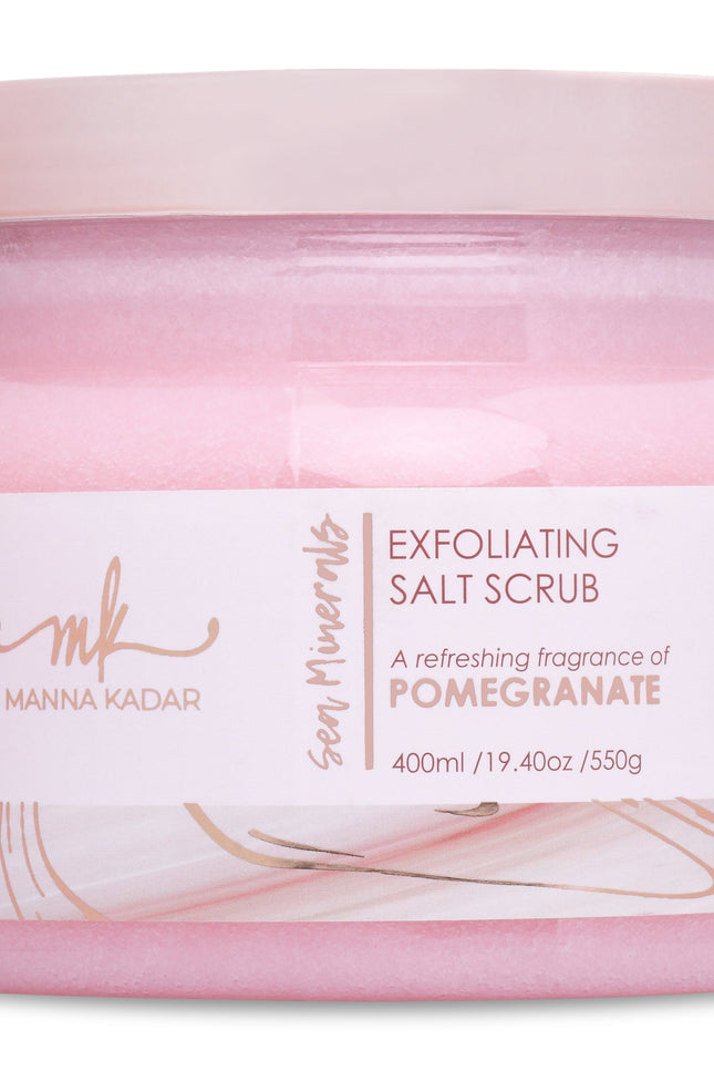 Manna Kadar Cosmetics - Renewing Salt Scrub - Pomegranate