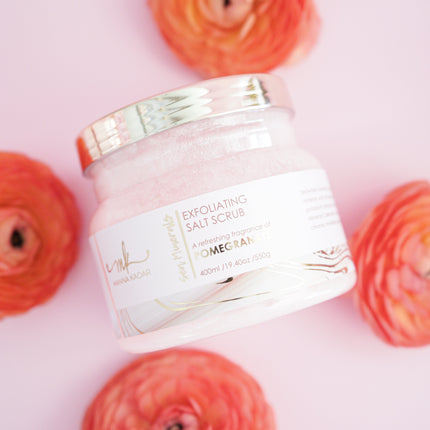 Manna Kadar Cosmetics - Renewing Salt Scrub - Pomegranate