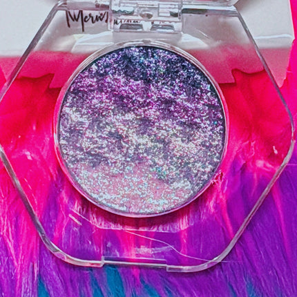 Inked Doll Cosmetics - PEARLESCENT PURPLE “Mermaidia Collection” Pressed TripleChrome