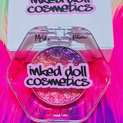Inked Doll Cosmetics - MER-CHELLA “MERMAIDIA COLLECTION” PRESSED TRIPLECHROME