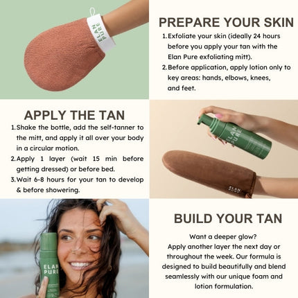 Elan Pure - Reusable Tanning Mitt