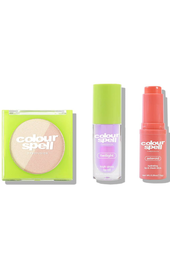 ColourSpell - Serving Glow Collection- Highlight, Blush & Lip Oil
