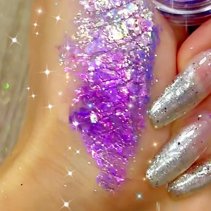 Inked Doll Cosmetics - PLANETARY FORCE “Galactal Goddess” Gel Flakes