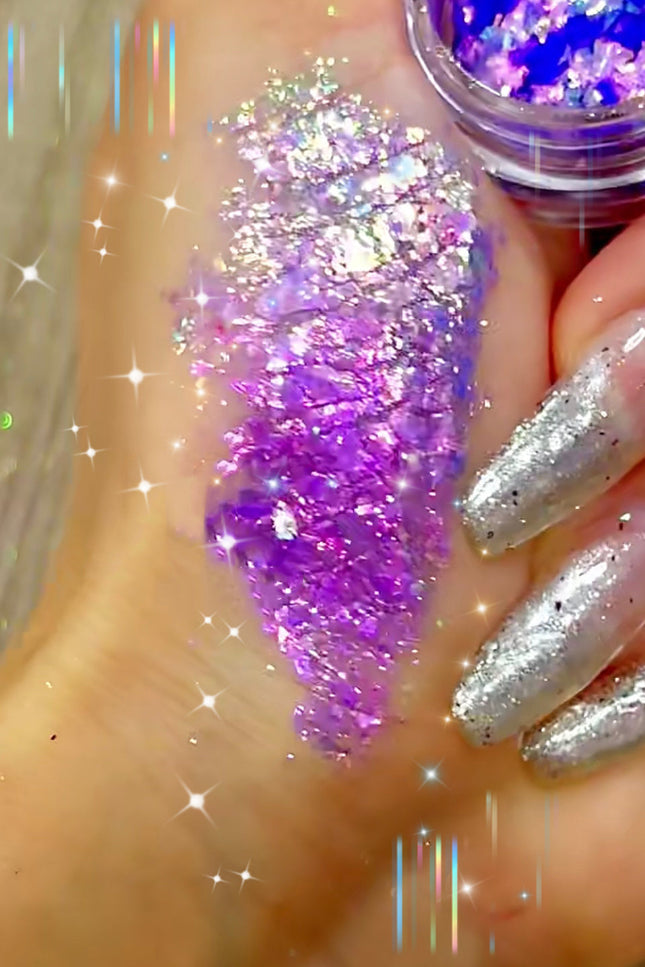 Inked Doll Cosmetics - PLANETARY FORCE “Galactal Goddess” Gel Flakes