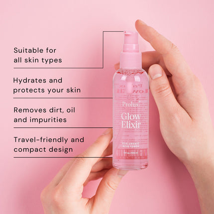 Prolux Cosmetics - Glow Elixir Hyaluronic Acid Toner for All Skin Types