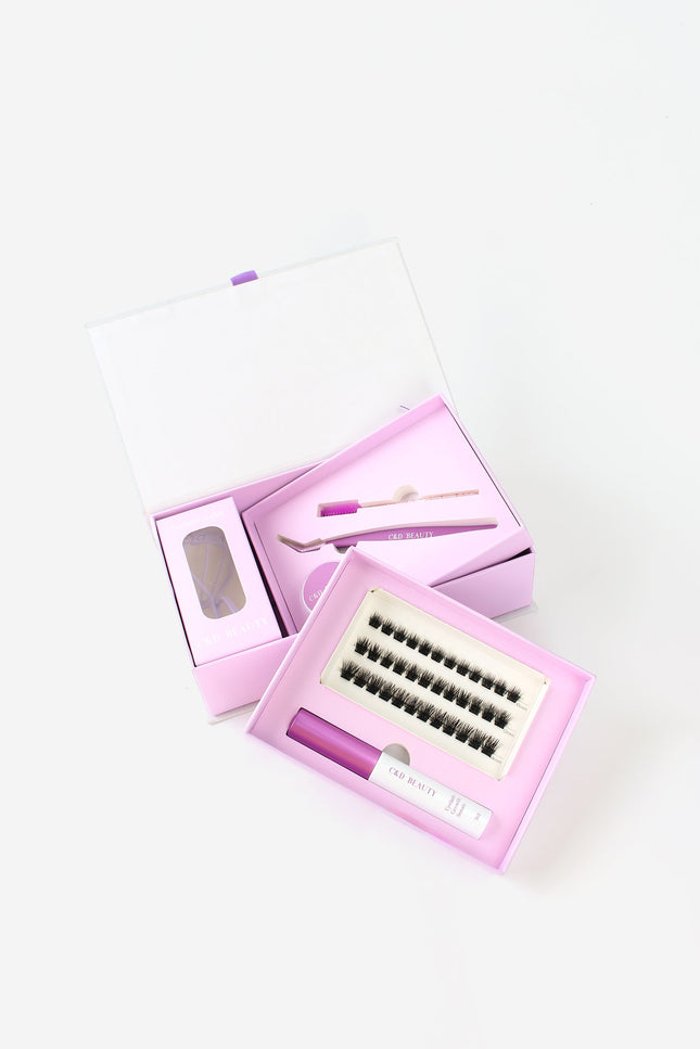 C & D Beauty - Press & Go Deluxe Lash Kit