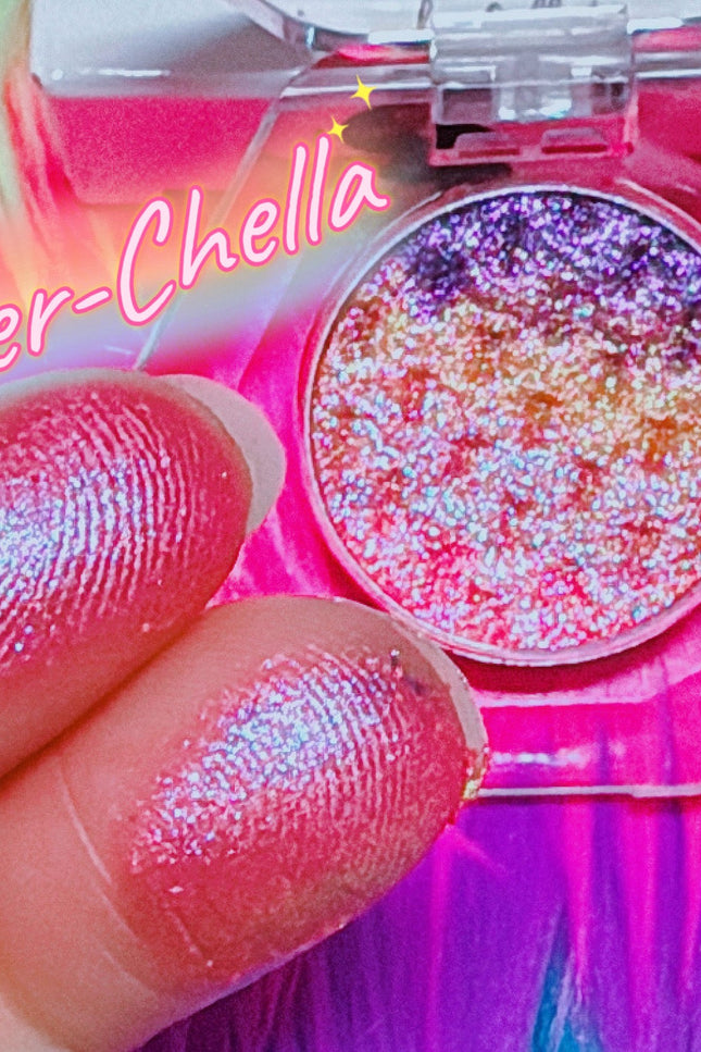 Inked Doll Cosmetics - MER-CHELLA “MERMAIDIA COLLECTION” PRESSED TRIPLECHROME