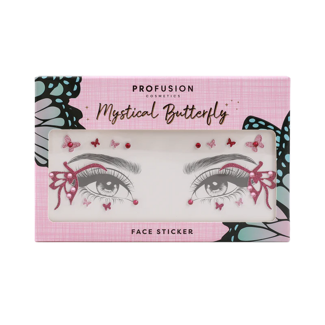 Profusion Cosmetics - Empowered Butterfly | Mystical Butterfly Face Stickers