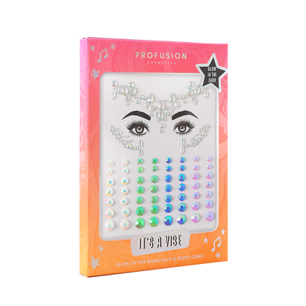 Profusion Cosmetics - It's a Vibe | Glow-in-the-Dark Face & Body Gems
