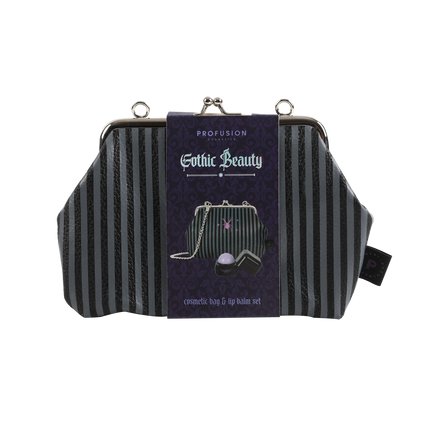 Profusion Cosmetics - Gothic Beauty-Cosmetic Bag & Lip Balm Set
