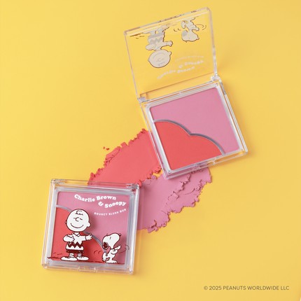 Profusion Cosmetics - Peanuts 75th | Charlie Brown & Snoopy Bouncy Blush Duo