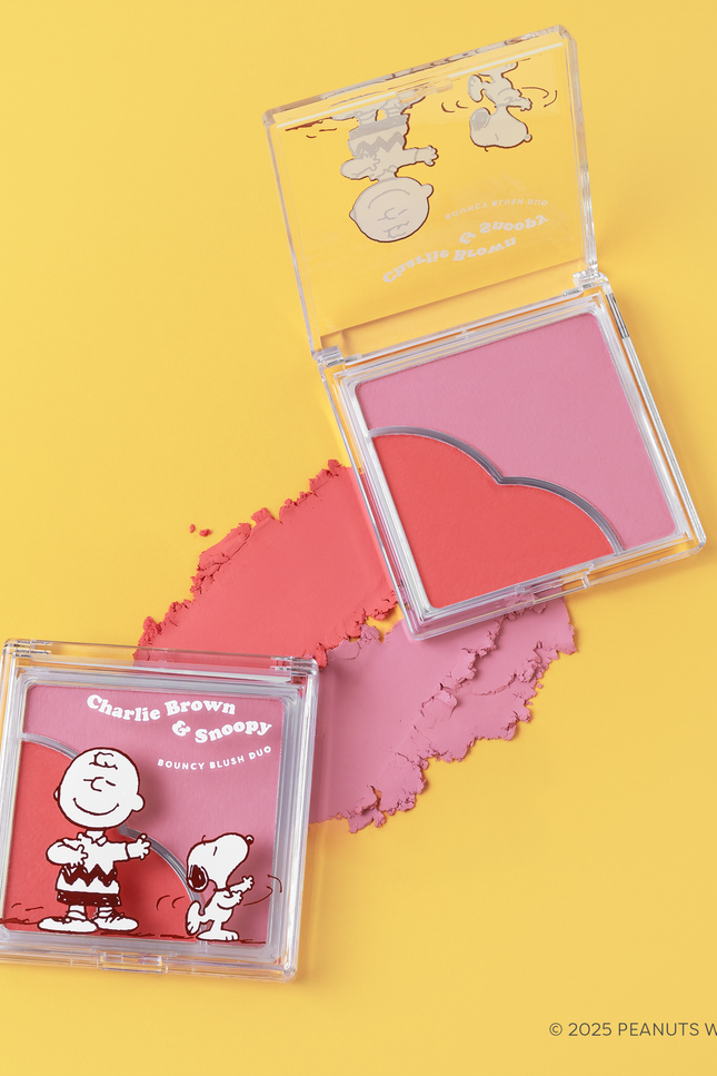 Profusion Cosmetics - Peanuts 75th | Charlie Brown & Snoopy Bouncy Blush Duo
