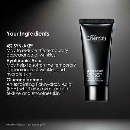 skinChemists US - skinChemists Snake Serum Anti-Ageing Facial Gel 30ml