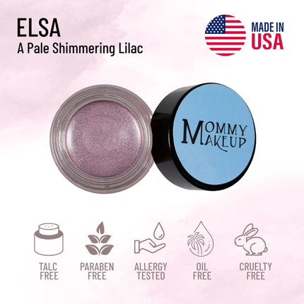 Mommy Makeup - Elsa Any Wear Creme - A Waterproof Multi-tasking creme to powder product for eyes, cheeks & lips. Can be worn anywhere