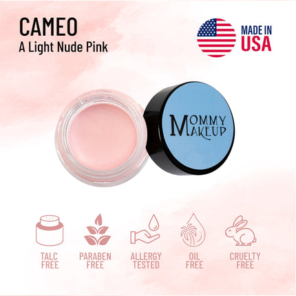 Mommy Makeup - Cameo Any Wear Creme - A Waterproof Multi-tasking creme to powder product for eyes, cheeks & lips. Can be worn anywhere
