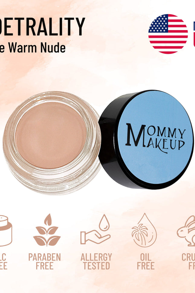 Mommy Makeup - Nudetrality Any Wear Creme - A Waterproof Multi-tasking creme to powder product for eyes, cheeks & lips. Can be worn anywhere