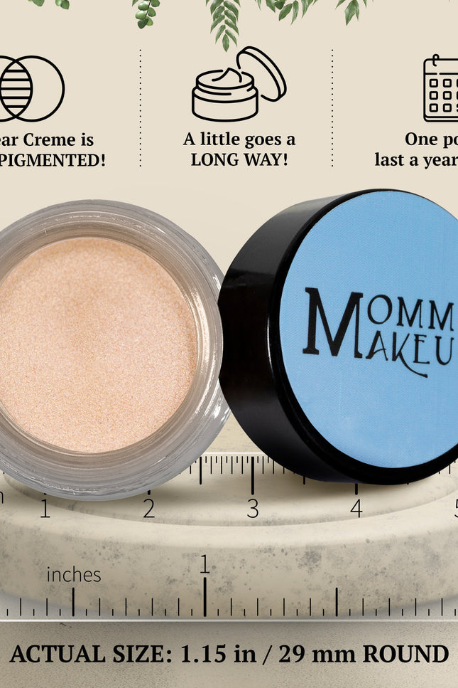 Mommy Makeup - Champagne on Ice Any Wear Creme - A Waterproof Multi-tasking creme to powder product for eyes, cheeks & lips. Can be worn anywhere