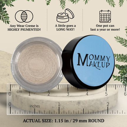 Mommy Makeup - Starlight Any Wear Creme - A Waterproof Multi-tasking creme to powder product for eyes, cheeks & lips. Can be worn anywhere