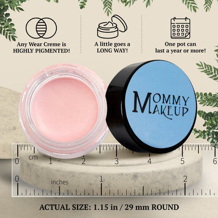 Mommy Makeup - Cameo Any Wear Creme - A Waterproof Multi-tasking creme to powder product for eyes, cheeks & lips. Can be worn anywhere