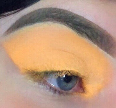 Inked Doll Cosmetics - *UV* ATOMIC MANGO! (Bright Mango) PRESSED EYESHADOW SINGLE