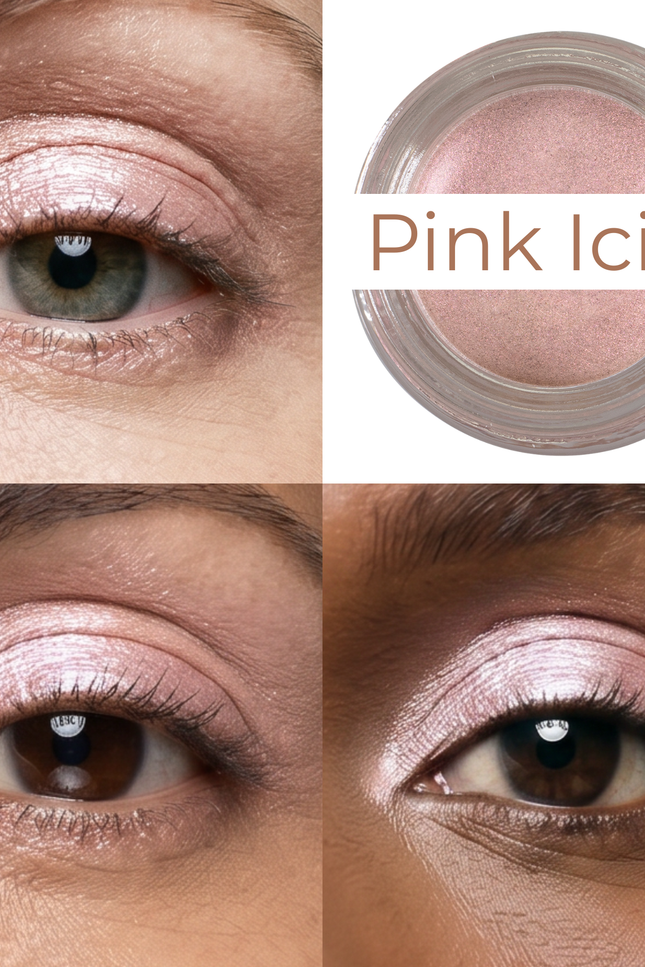 Mommy Makeup - Pink Icing Any Wear Creme - A Waterproof Multi-tasking creme to powder product for eyes, cheeks & lips. Can be worn anywhere