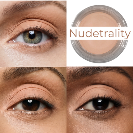 Mommy Makeup - Nudetrality Any Wear Creme - A Waterproof Multi-tasking creme to powder product for eyes, cheeks & lips. Can be worn anywhere
