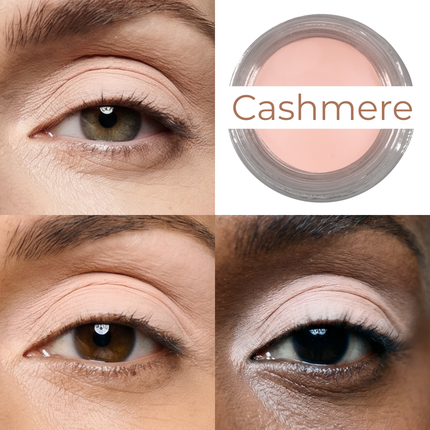 Mommy Makeup - Cashmere Any Wear Creme - A Waterproof Multi-tasking creme to powder product for eyes, cheeks & lips. Can be worn anywhere