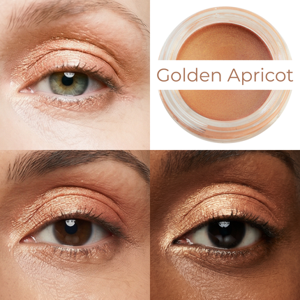 Mommy Makeup - Golden Apricot Any Wear Creme - A Waterproof Multi-tasking creme to powder product for eyes, cheeks & lips. Can be worn anywhere