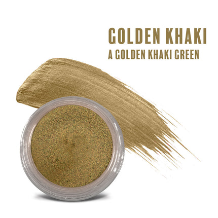 Mommy Makeup - Golden Khaki Any Wear Creme - A Waterproof Multi-tasking creme to powder product for eyes, cheeks & lips. Can be worn anywhere