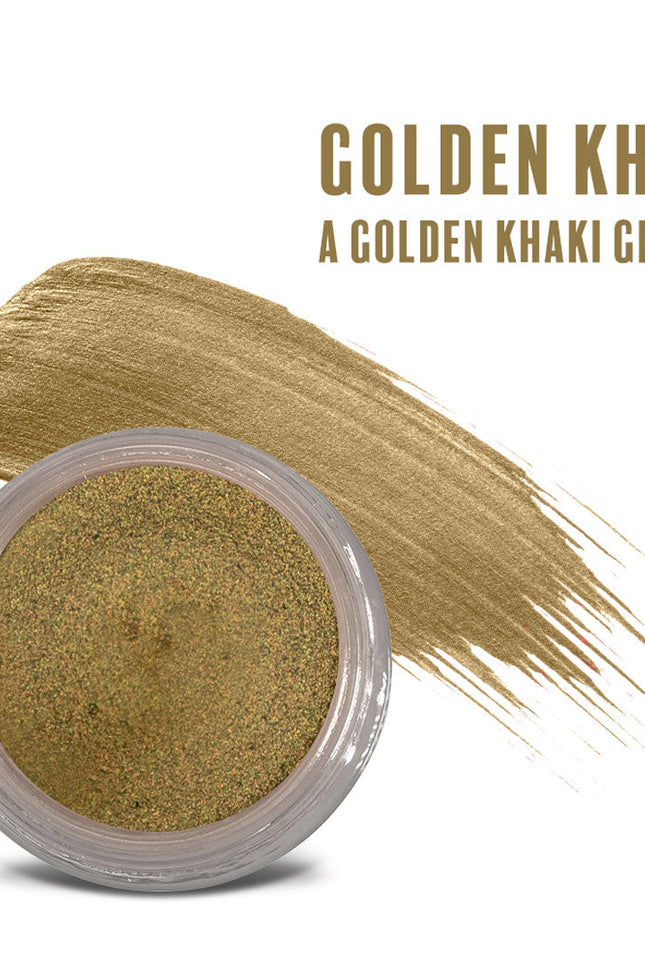 Mommy Makeup - Golden Khaki Any Wear Creme - A Waterproof Multi-tasking creme to powder product for eyes, cheeks & lips. Can be worn anywhere