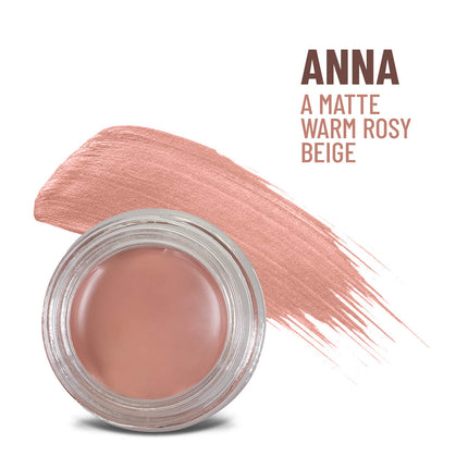 Mommy Makeup - Anna Any Wear Creme - A Waterproof Multi-tasking creme to powder product for eyes, cheeks & lips. Can be worn anywhere