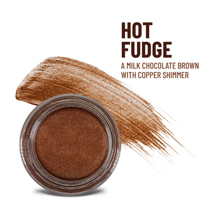 Mommy Makeup - Hot Fudge Any Wear Creme - A Waterproof Multi-tasking creme to powder product for eyes, cheeks & lips. Can be worn anywhere