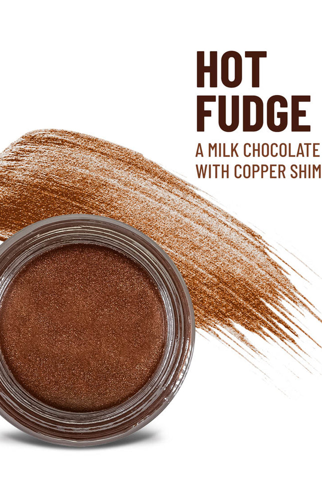 Mommy Makeup - Hot Fudge Any Wear Creme - A Waterproof Multi-tasking creme to powder product for eyes, cheeks & lips. Can be worn anywhere